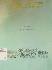 Image of Sekitar Kerajaan Atjeh dalam Tahun 1520-1675