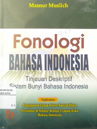 Image of Fonologi Bahasa Indonesia