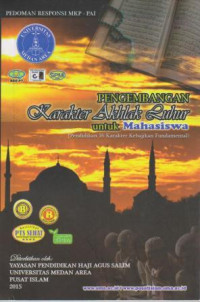 Image of Pengembangan karakter akhlak luhur untuk mahasiswa